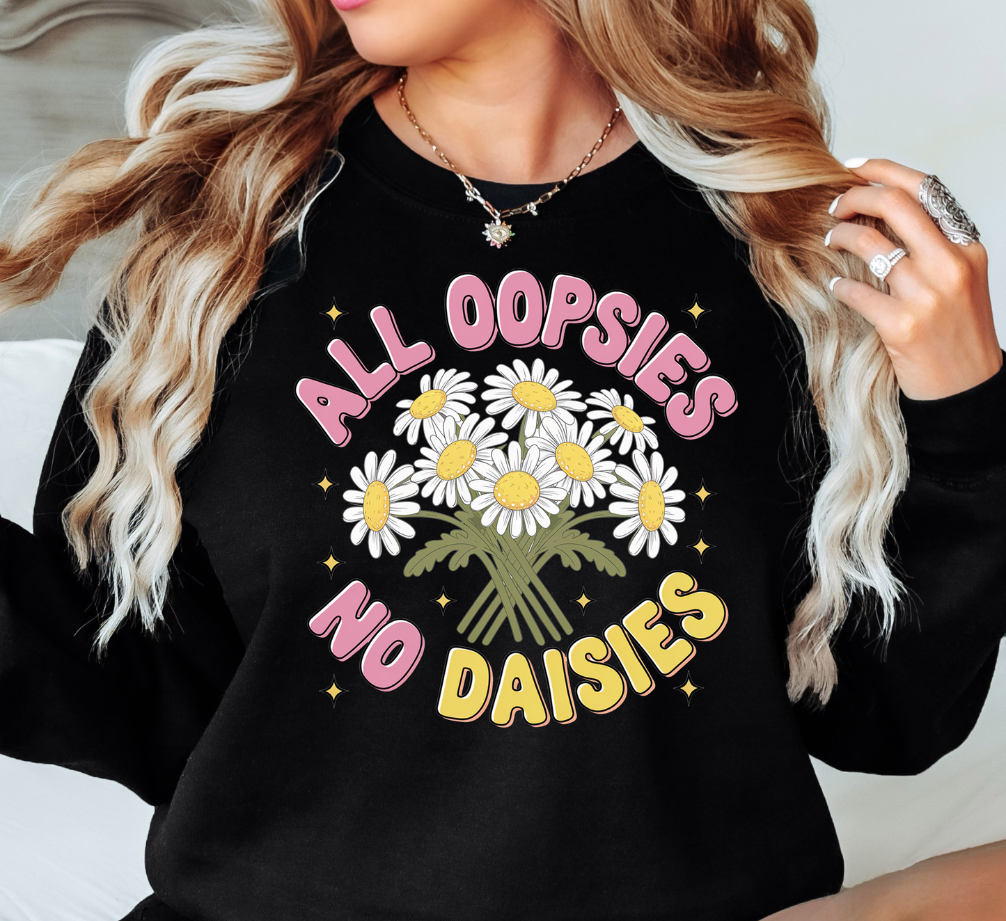 Oops Daisy Sweatshirt | Spring Fling Collection | Unique Gifts for Family Friends
