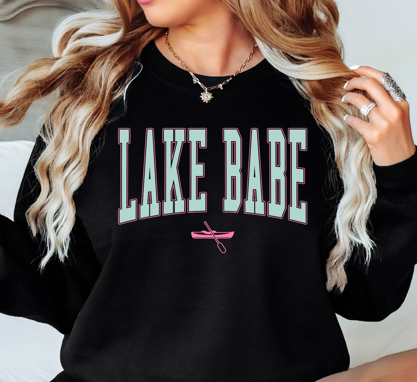 Lake Babe Sweatshirt | Beach Breeze Collection | Unique Gifts for Family Friends