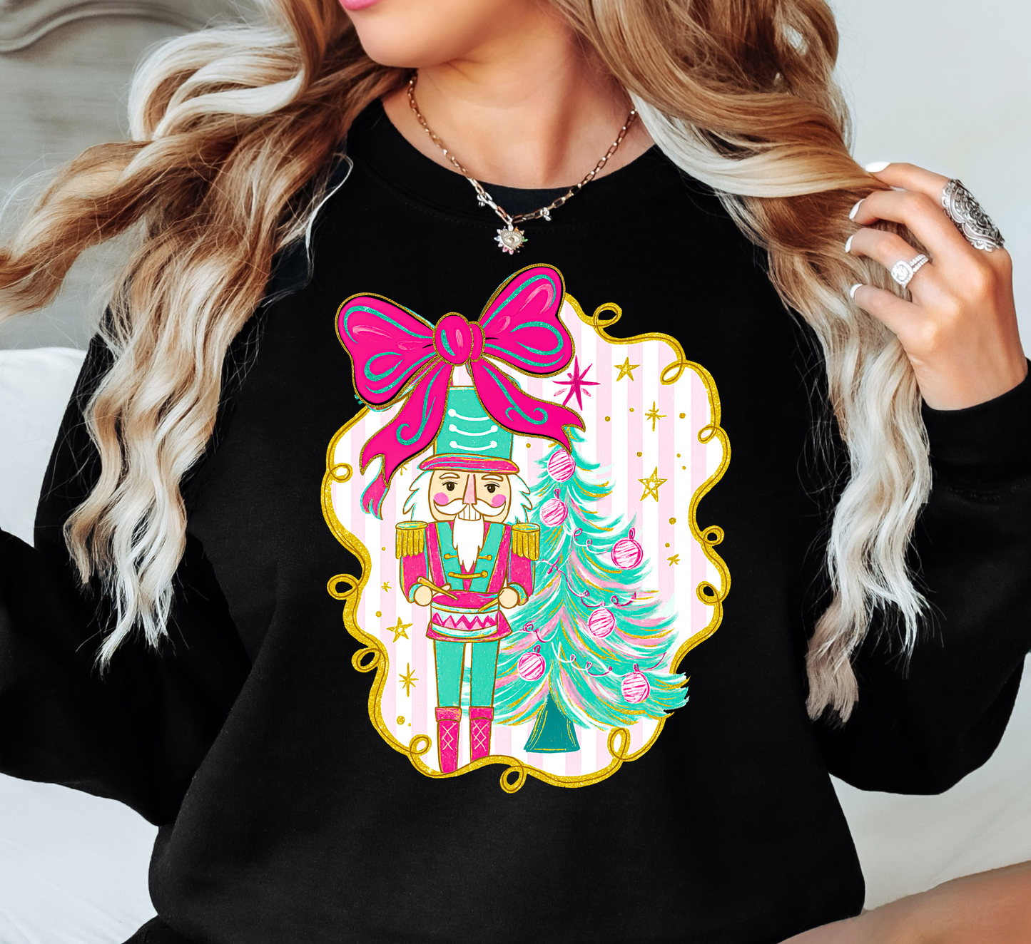 Colorful Nutcracker Sweatshirt | Tis The Season Collection | Unique Gifts for Family Friends