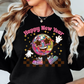 Retro Happy New Year Sweatshirt | New Year Magic Collection | Unique Gifts for Family Friends