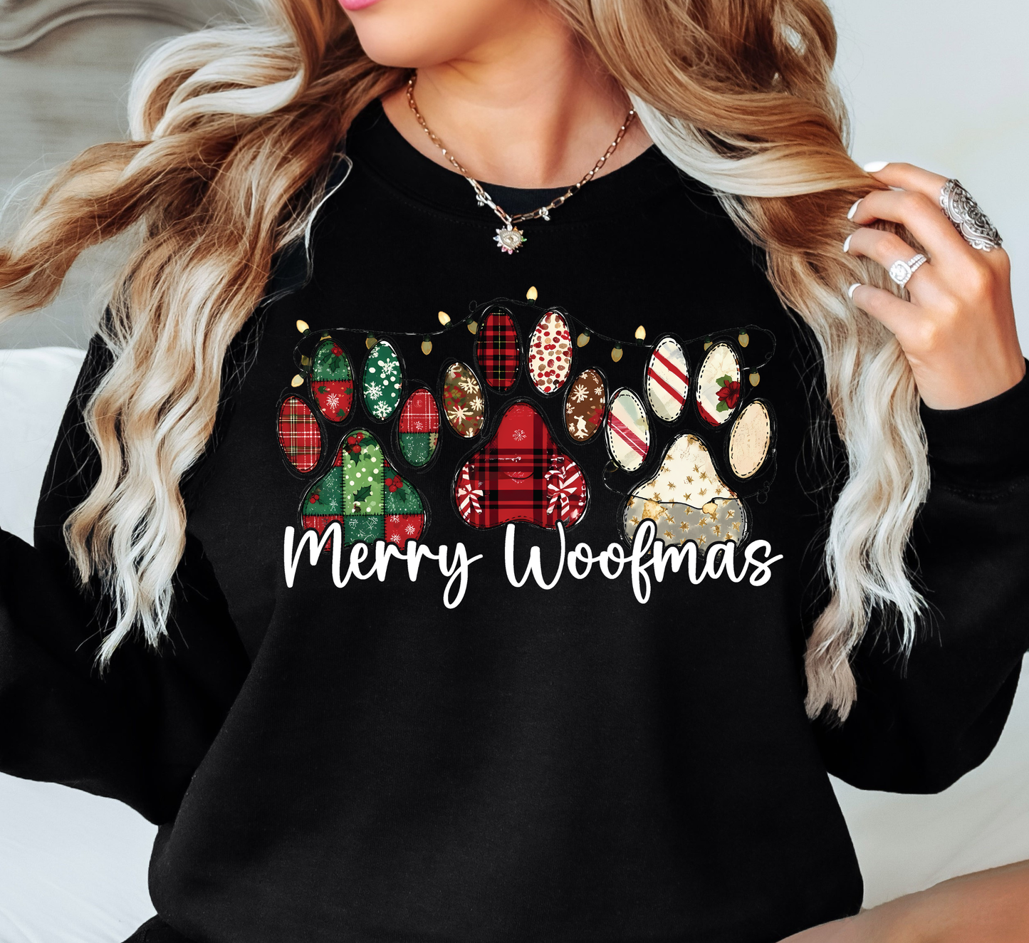 Merry Woofmas Sweatshirt | Pawsitive Vibes Collection | Unique Gifts for Family and Friends