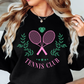 Tennis Club Sweatshirt | Groovy Vibes Collection | Unique Gifts for Family and Friends