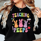 Teaching My Peeps Sweatshirt | Hoppin' Into Spring Collection | Unique Gifts for Family Friends