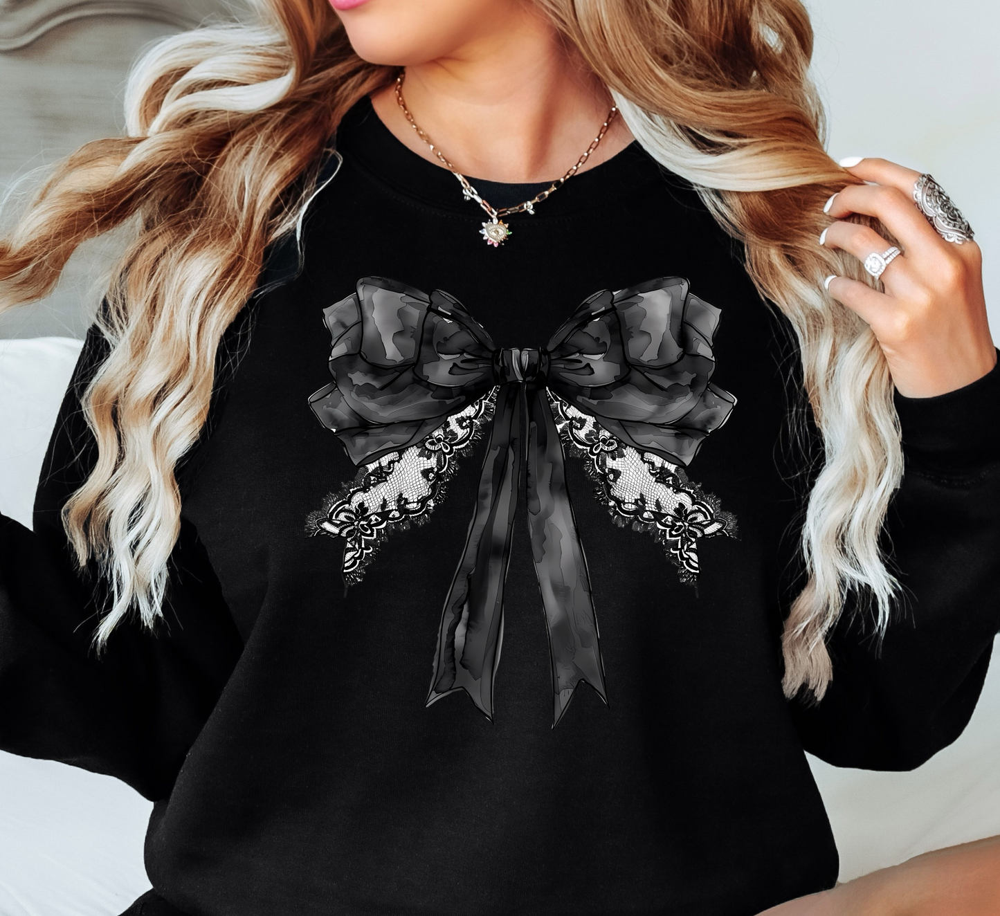 Gothic Coquette Sweatshirt | Boo-tiful Vibes Collection | Unique Gifts for Family Friends
