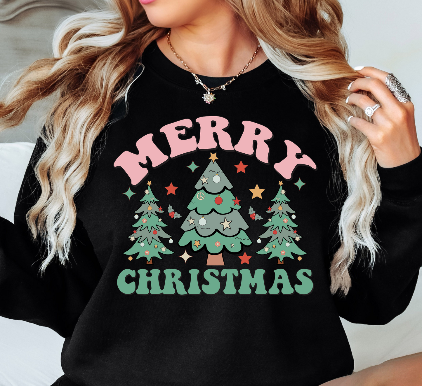 Merry Christmas Sweatshirt | Tis The Season Collection | Unique Gifts for Family Friends