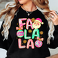 Cutie Fa La La Sweatshirt | Tis The Season Collection | Unique Gifts for Family Friends