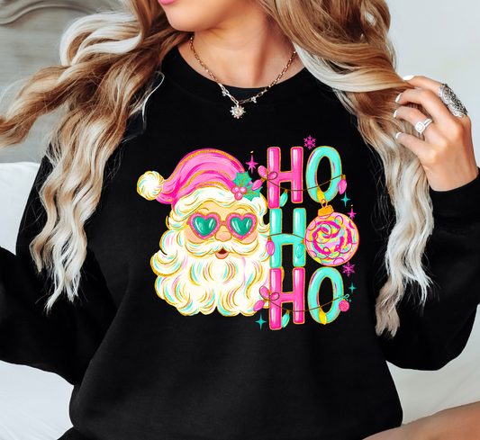 Santa Ho Ho Sweatshirt | Tis The Season Collection | Unique Gifts for Family Friends