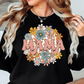 Retro Groovy Floral Mama Sweatshirt | Mama Mode Activated Collection | Unique Gifts for Family Friends