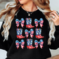 Coquette and Boots Sweatshirt | Stars and Stripes Collection | Unique Gifts for Family Friends