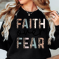 Faith Over Fear Sweatshirt | Walk By Faith Collection | Unique Gifts for Family and Friends