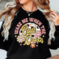 Floral Wake Me When Ball Drops Sweatshirt | New Year Magic Collection | Unique Gifts for Family Friends