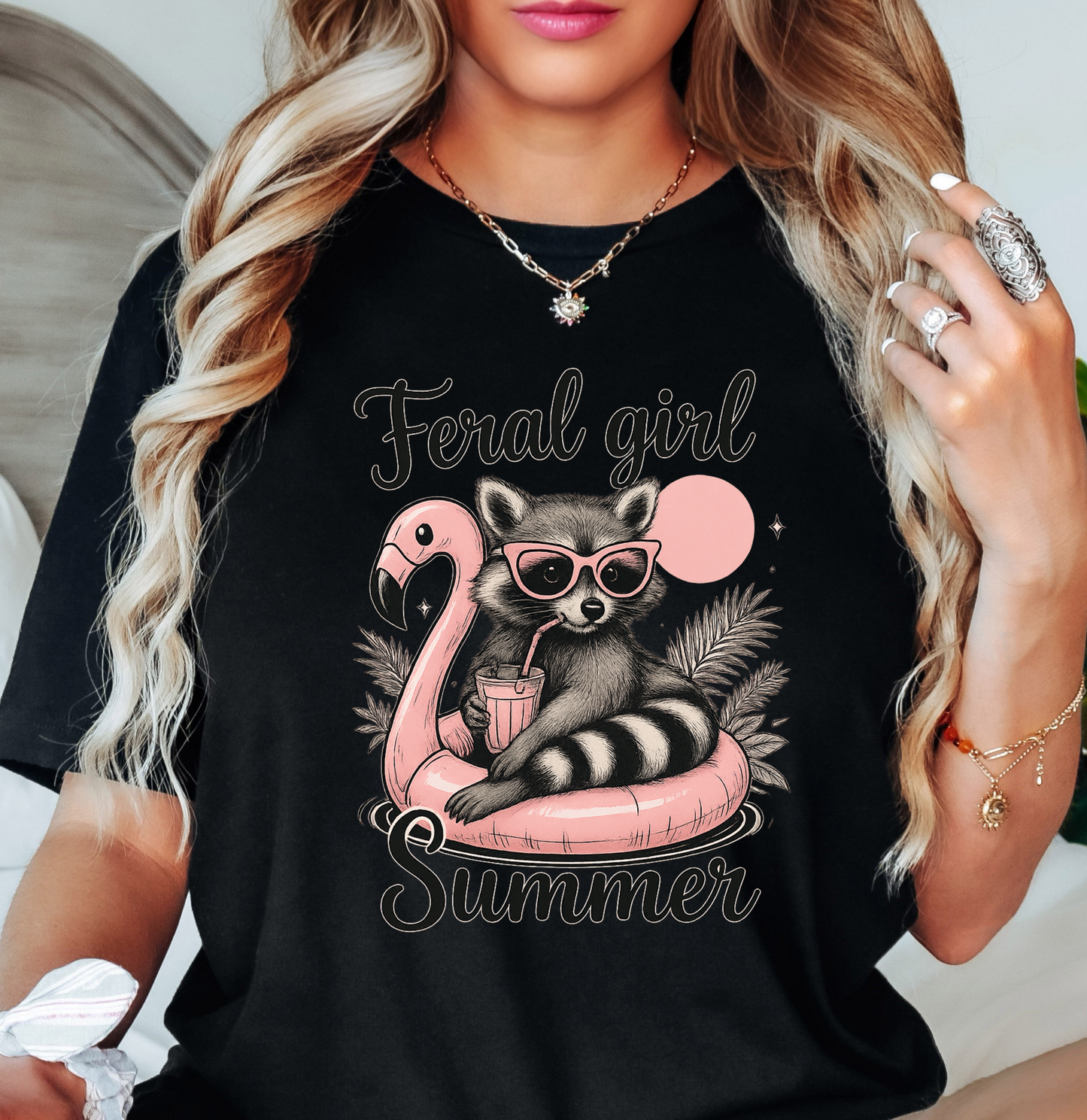 Feral Girl Summer Tee | Beach Breeze Collection | Unisex Pre-Shrunk T-Shirt