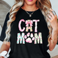 Preppy Cat Mom Tee | Pawsitive Vibes Collection | Unisex Pre-Shrunk T-Shirt
