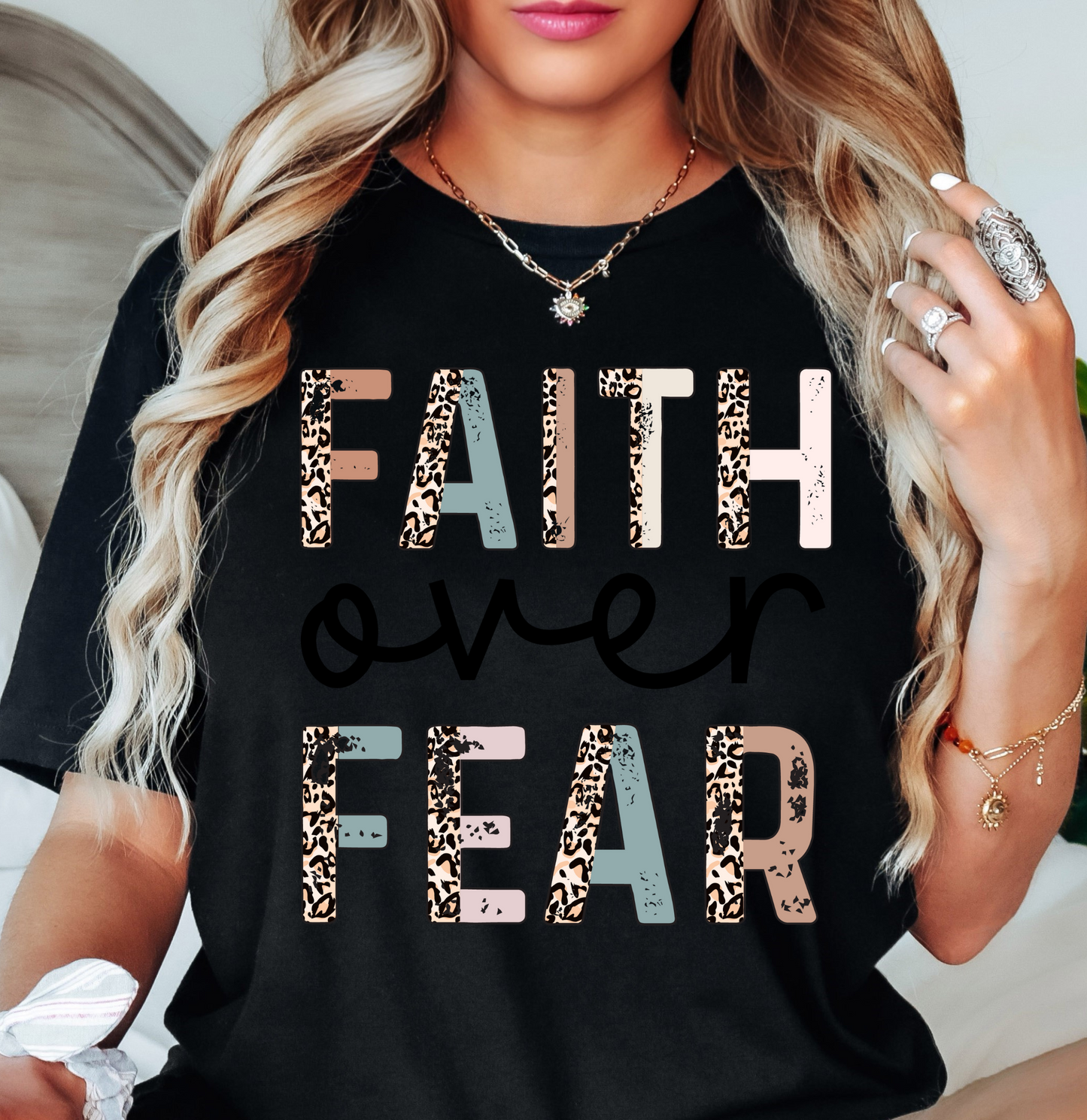 Faith Over Fear Tee | Walk By Faith Collection | Unisex Pre-Shrunk T-Shirt