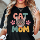 Cat Mom Love Tee | Pawsitive Vibes Collection | Unisex Pre-Shrunk T-Shirt