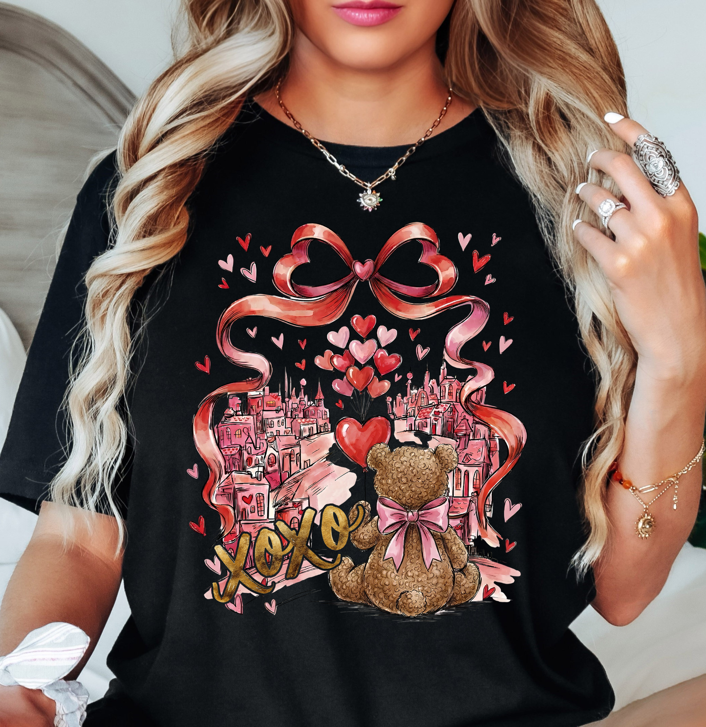 XoXo Teddy Bear Tee | XoXo Love Collection | Unisex Pre-Shrunk T-Shirt