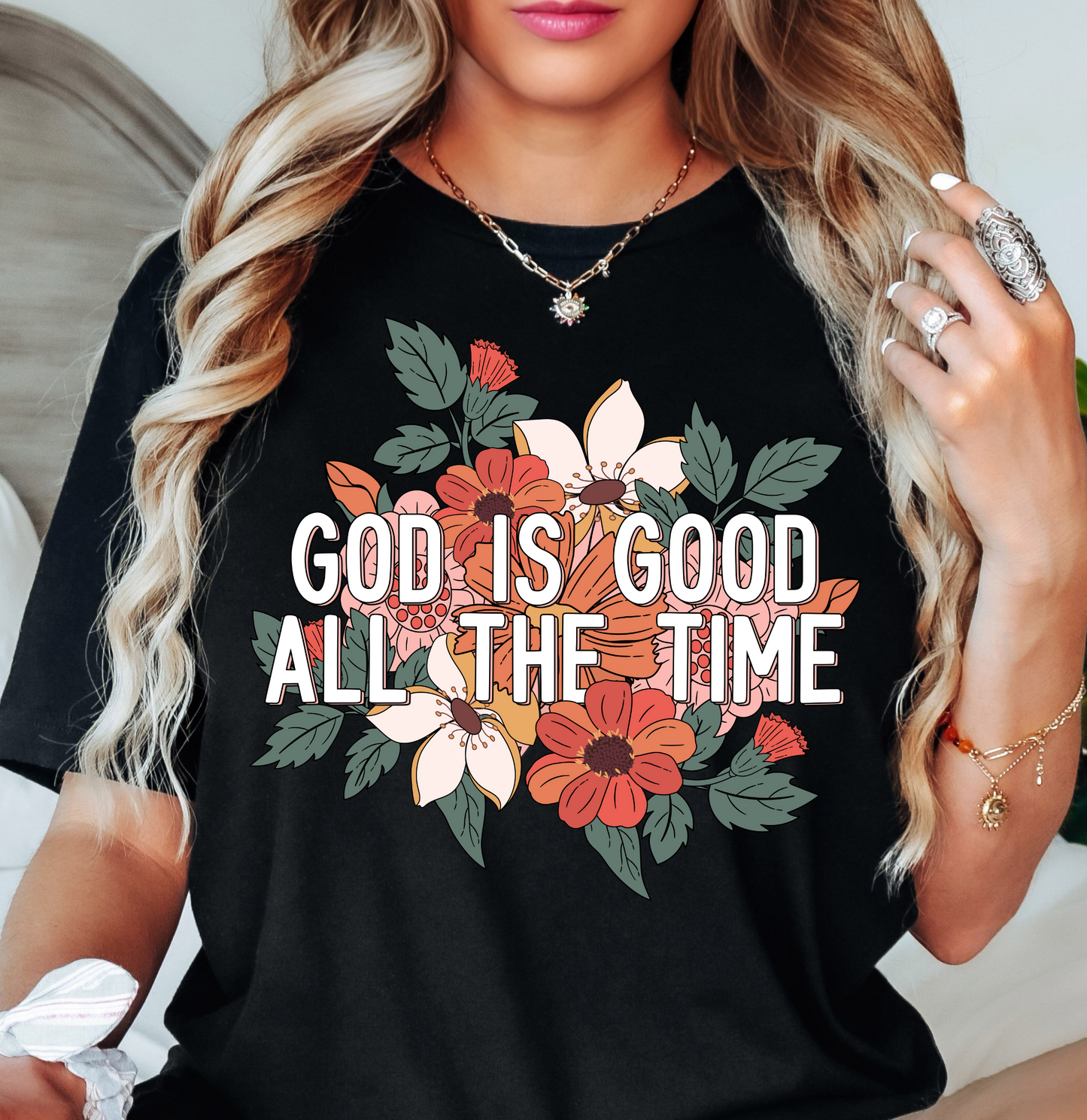 God Is Good All The Time Tee | Walk By Faith Collection | Unisex Pre-Shrunk T-Shirt