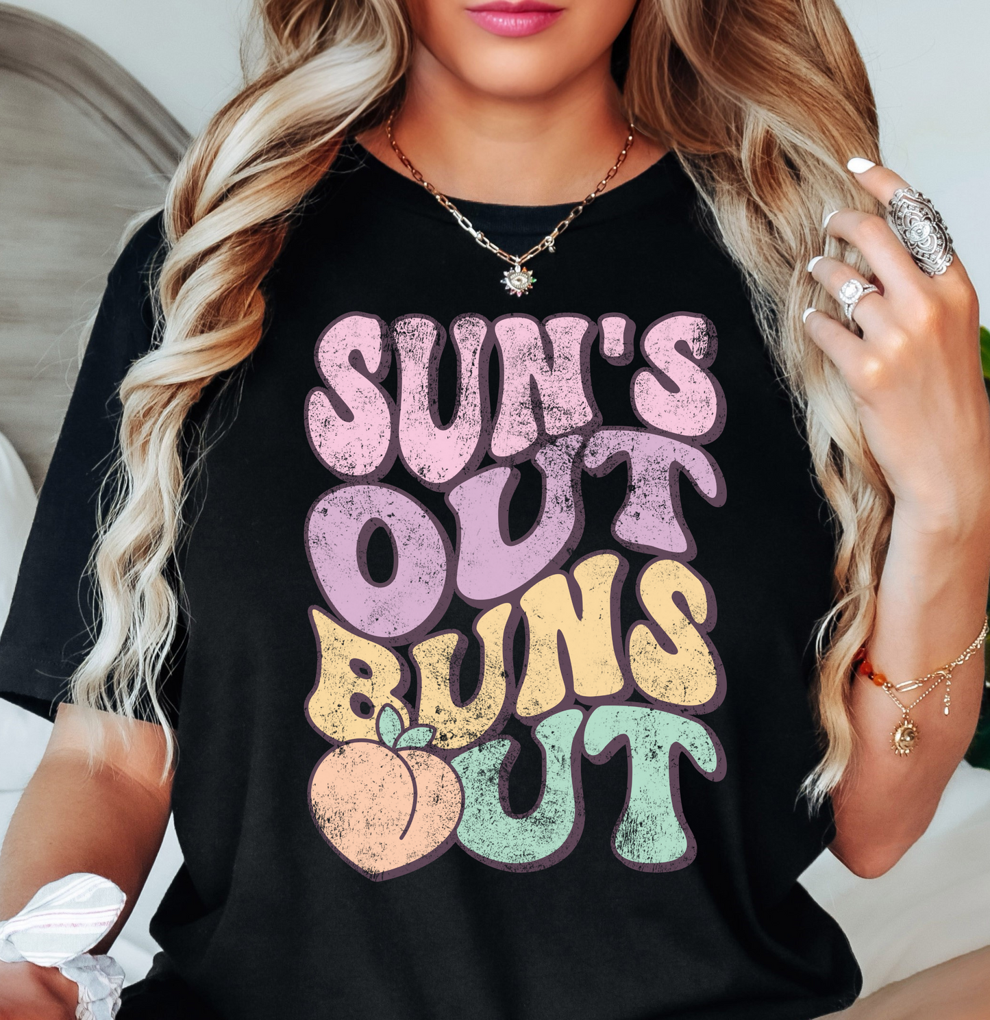 Suns Out Buns Out Tee | Beach Breeze Collection | Unisex Pre-Shrunk T-Shirt