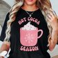 Hot Cocoa Season Tee | Frosty Chic Collection | Unisex Pre-Shrunk T-Shirt