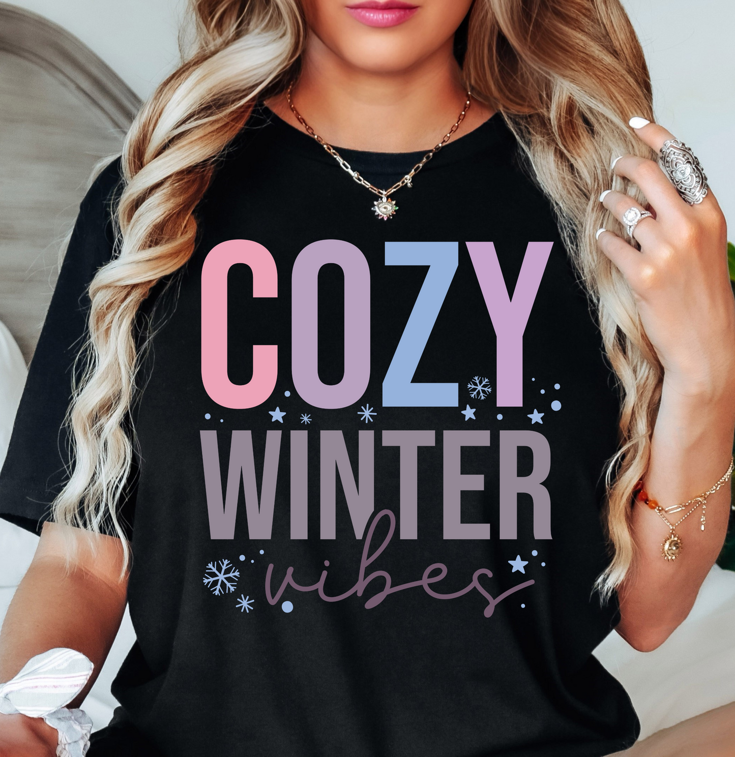 Cozy Winter Vibes Tee | Frosty Chic Collection | Unisex Pre-Shrunk T-Shirt