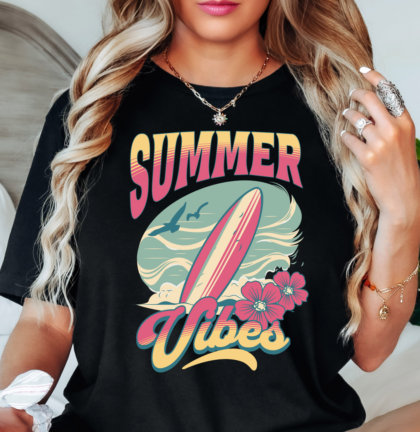 Summer Vibes Tee | Beach Breeze Collection | Unisex Pre-Shrunk T-Shirt