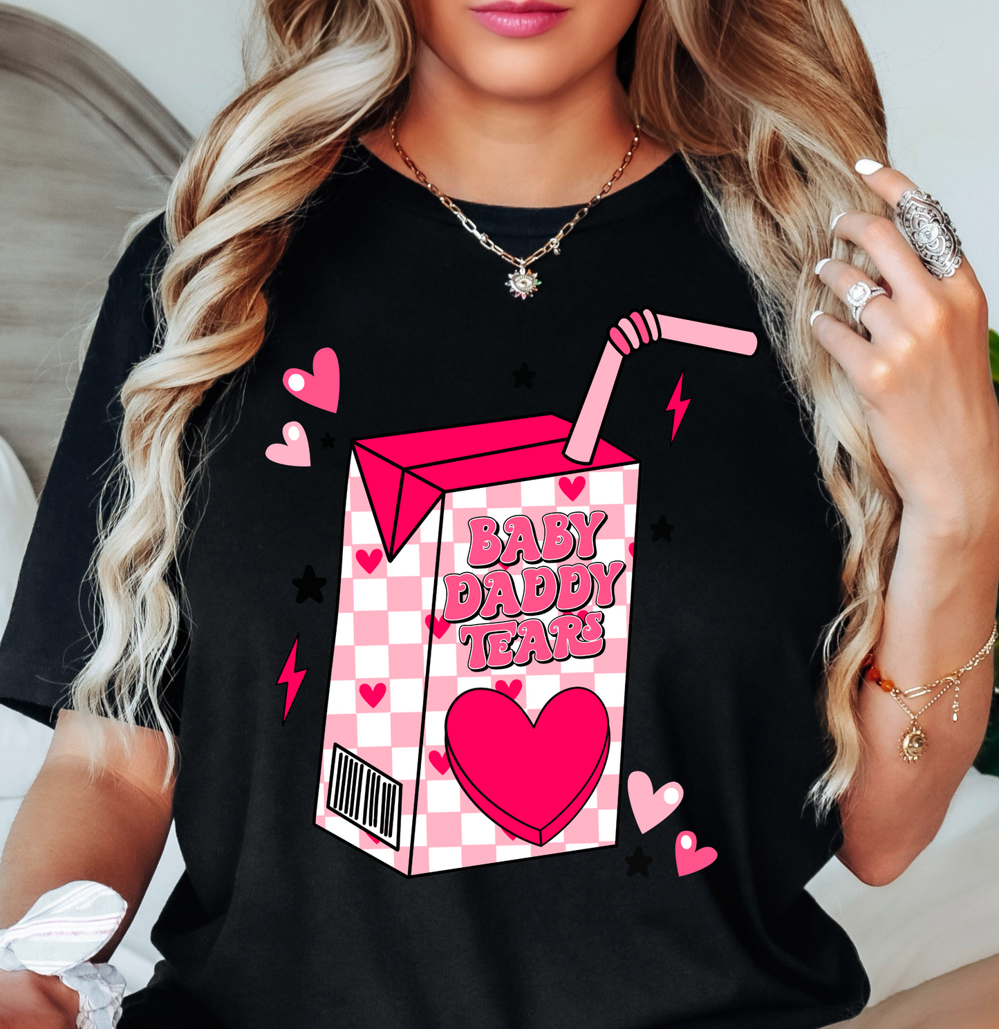 Baby Daddy Tears Tee | XoXo Love Collection | Unisex Pre-Shrunk T-Shirt