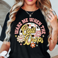 Floral Wake Me When Ball Drops Tee | New Year Magic Collection | Unisex Pre-Shrunk T-Shirt