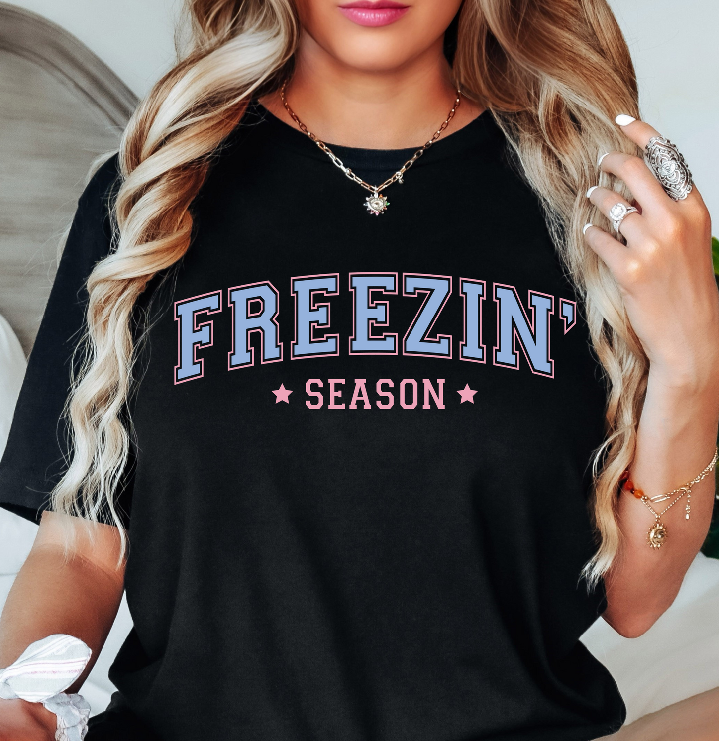 Freezin' Season Tee | Frosty Chic Collection | Unisex Pre-Shrunk T-Shirt