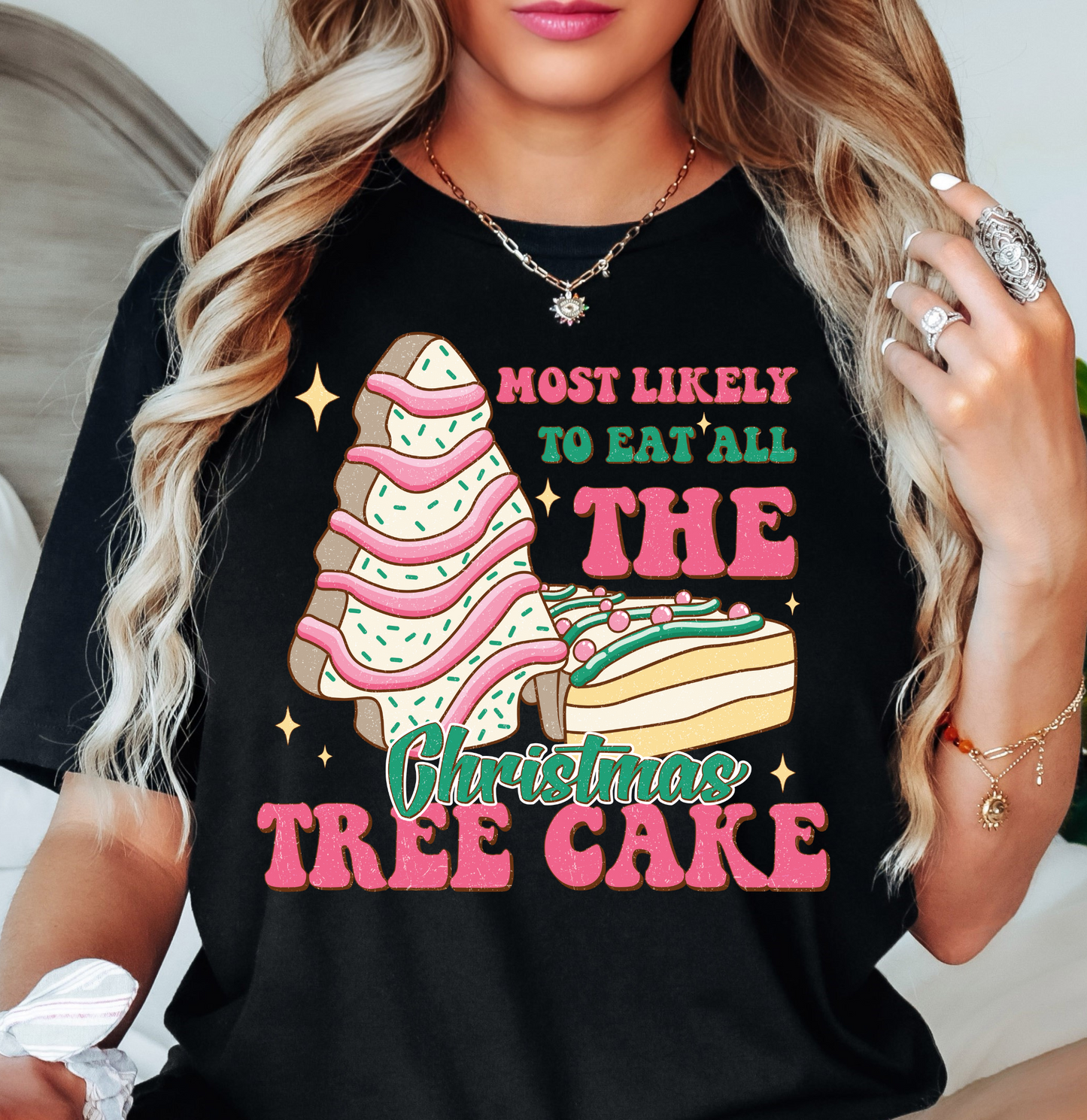 Christmas Tree Cake Tee | Tis The Season Collection | Unisex Pre-Shrunk T-Shirt