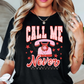 Distressed Call Me Never Tee | XoXo Love Collection | Unisex Pre-Shrunk T-Shirt