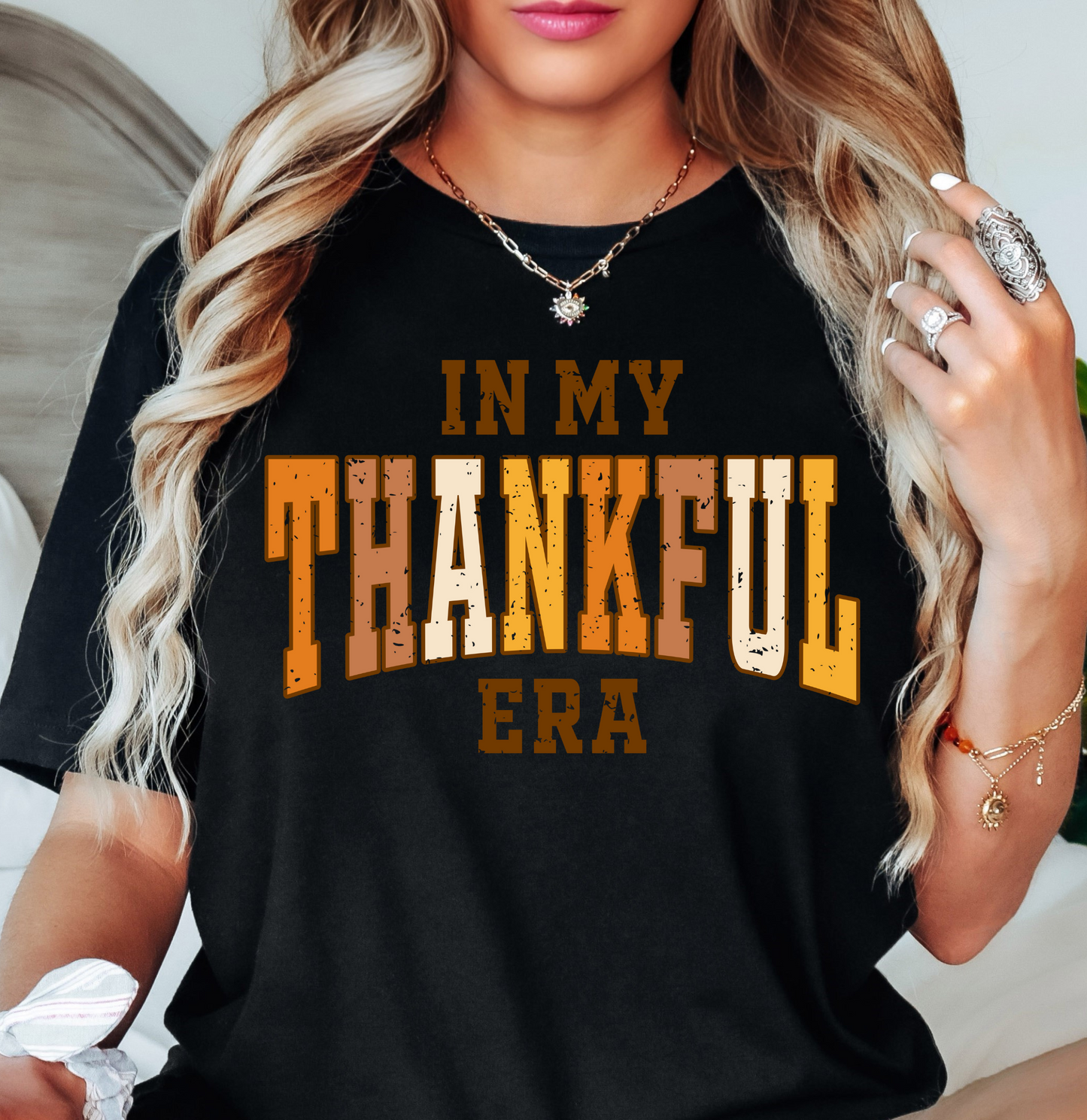 In My Thankful Era Tee | Harvest Joy Collection | Unisex Pre-Shrunk T-Shirt