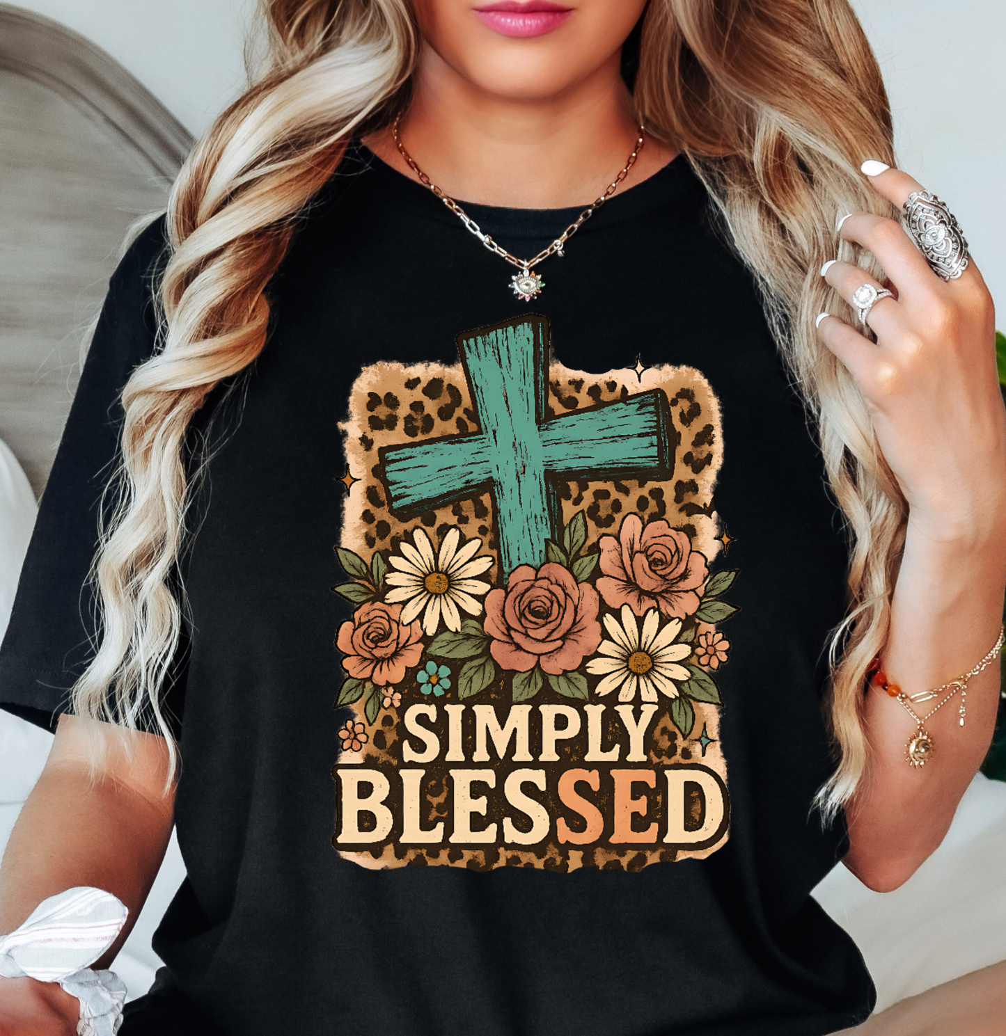 Simply Blessed Tee | Walk By Faith Collection | Unisex Pre-Shrunk T-Shirt