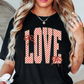 Retro Checkered Love Tee | XoXo Love Collection | Unisex Pre-Shrunk T-Shirt