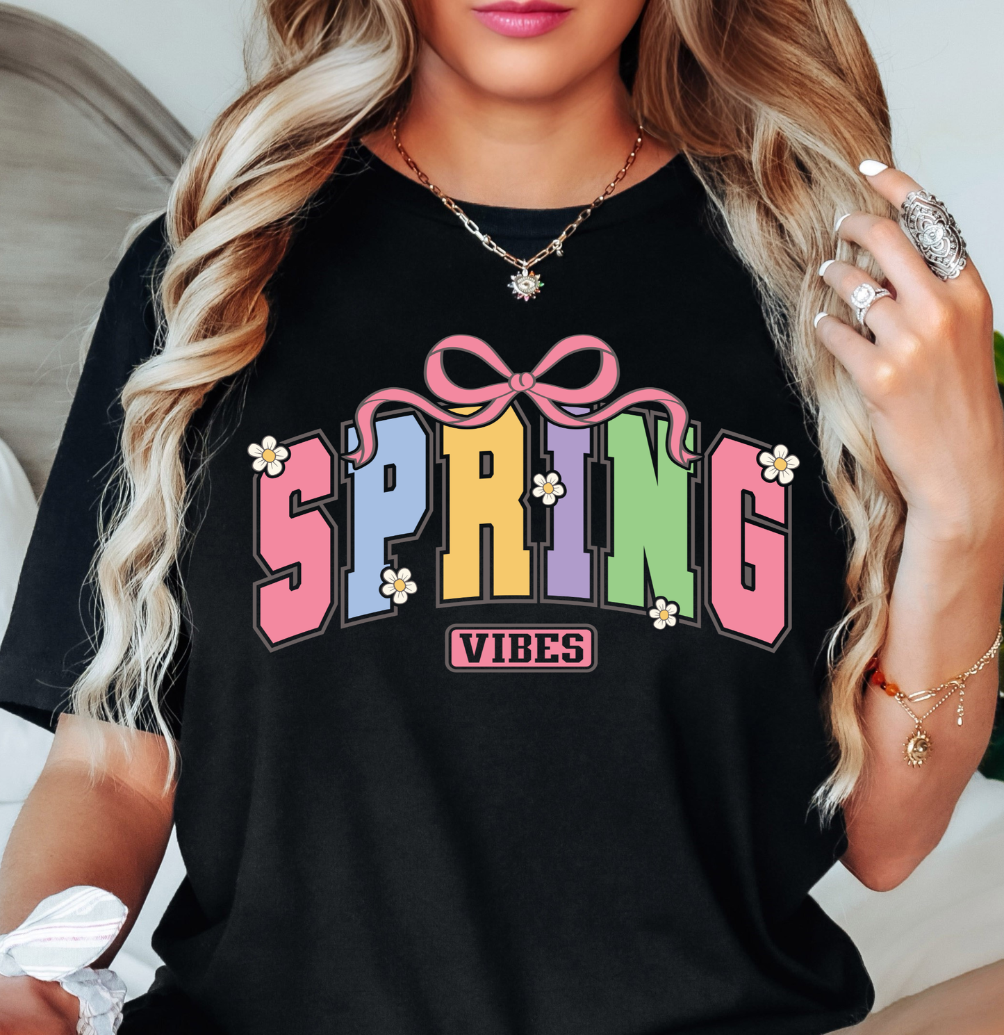 Spring Vibes Daisy Tee | Spring Fling Collection | Unisex Pre-Shrunk T-Shirt