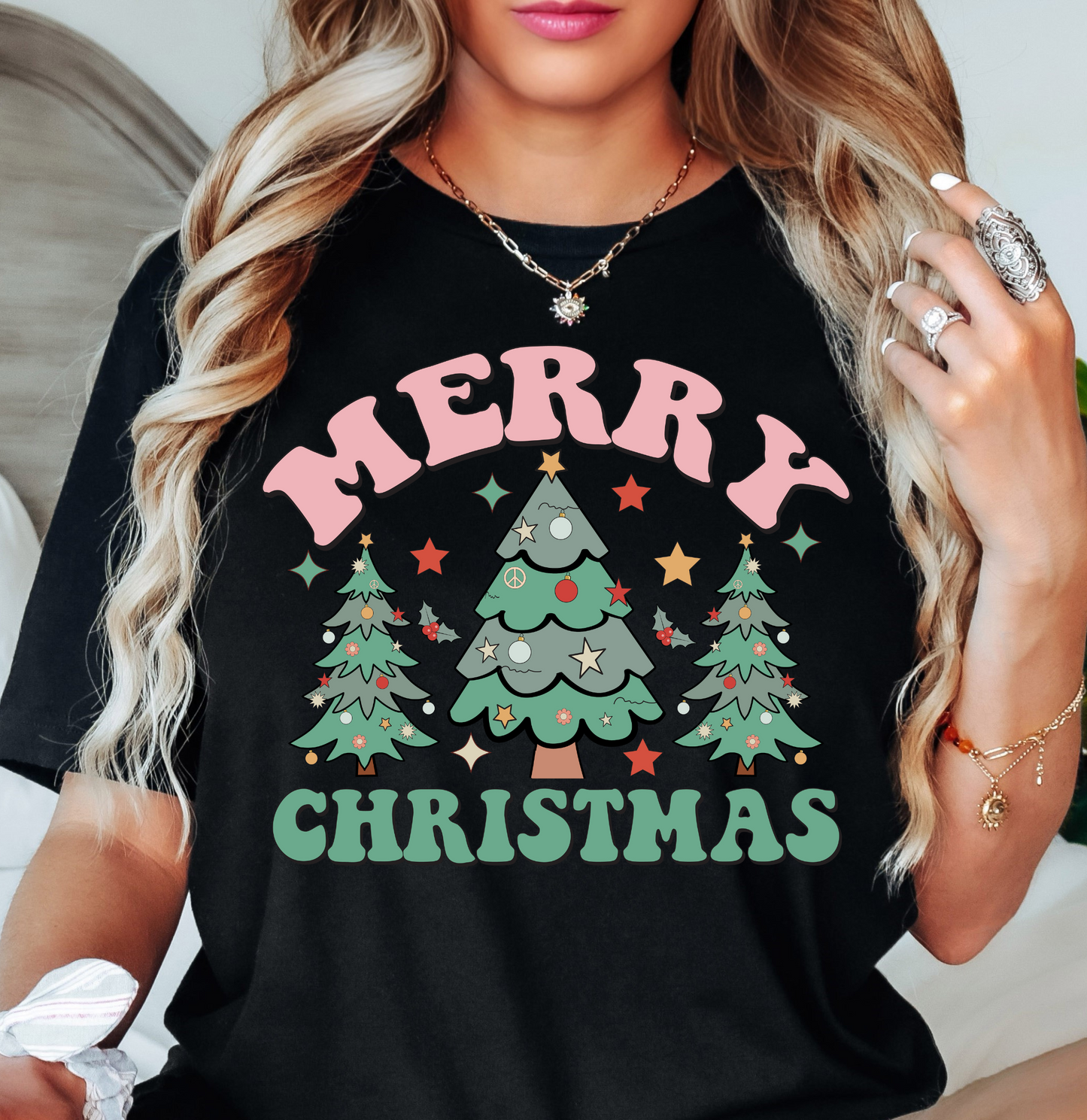 Merry Christmas Tee | Tis The Season Collection | Unisex Pre-Shrunk T-Shirt