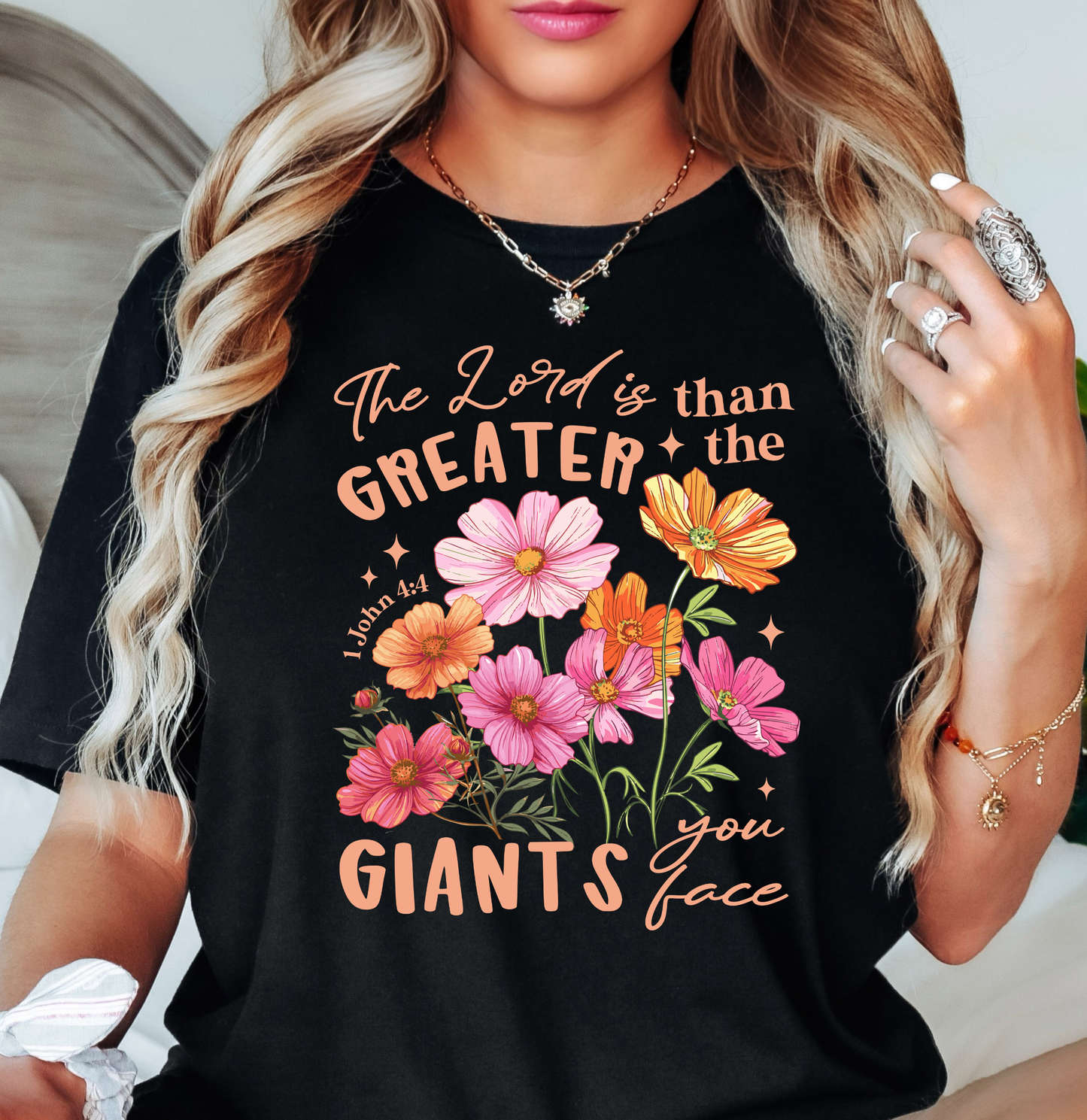 The Lord Is Greater (1 John) Tee | Walk By Faith Collection | Unisex Pre-Shrunk T-Shirt