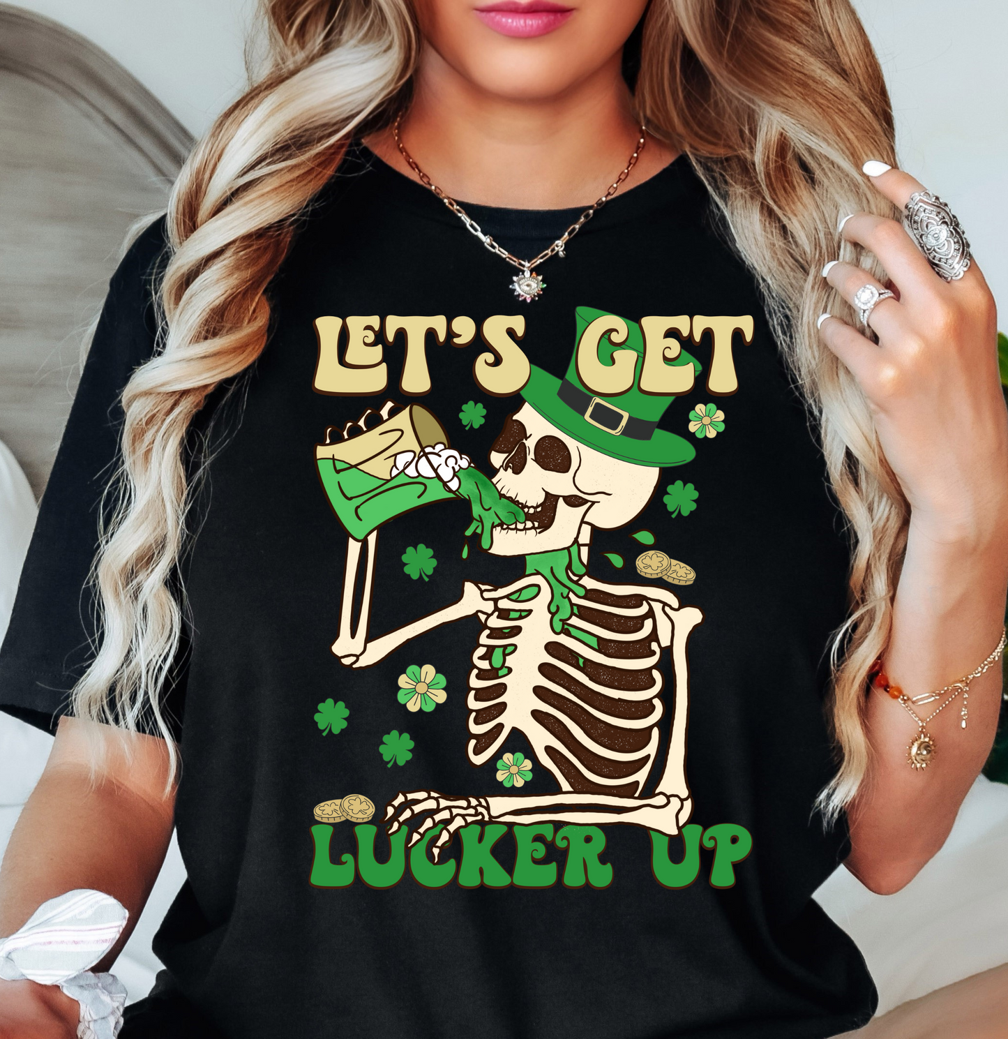 Let's Get Lucker Up Tee | Feeling Lucky Collection | Unisex Pre-Shrunk T-Shirt