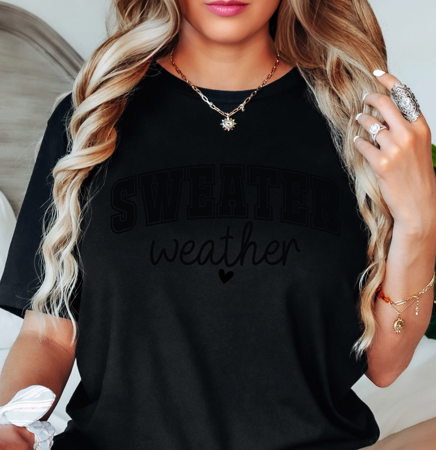 Sweater Weather Tee | Frosty Chic Collection | Unisex Pre-Shrunk T-Shirt