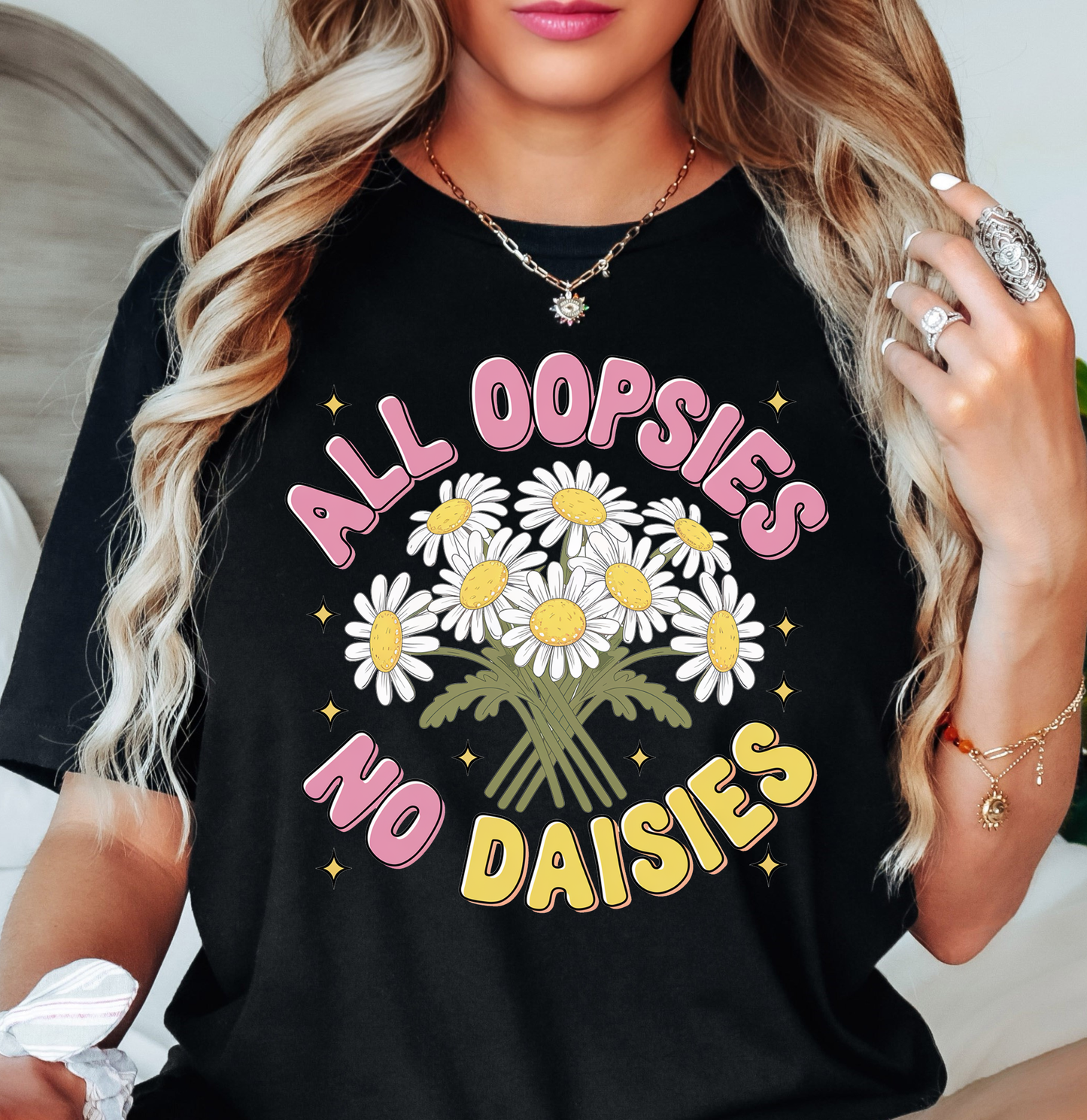 Oops Daisy Tee | Spring Fling Collection | Unisex Pre-Shrunk T-Shirt