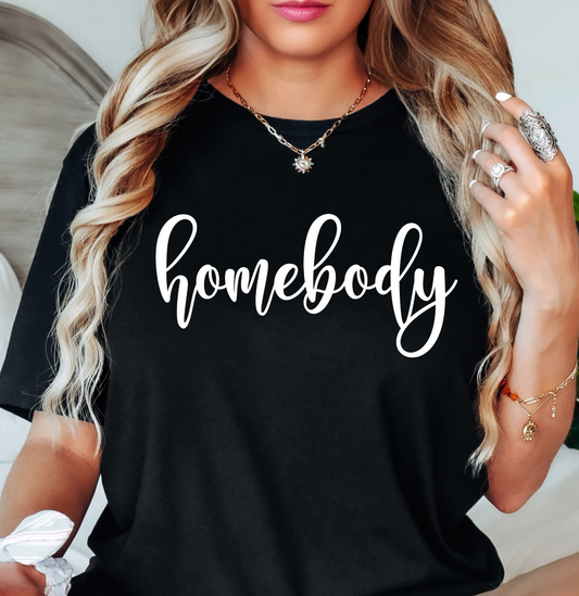Homebody Tee | Groovy Vibes Collection | Unisex Pre-Shrunk T-Shirt