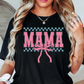 Checkered Mama Bow Tee | Mama Mode Activated Collection | Unisex Pre-Shrunk T-Shirt