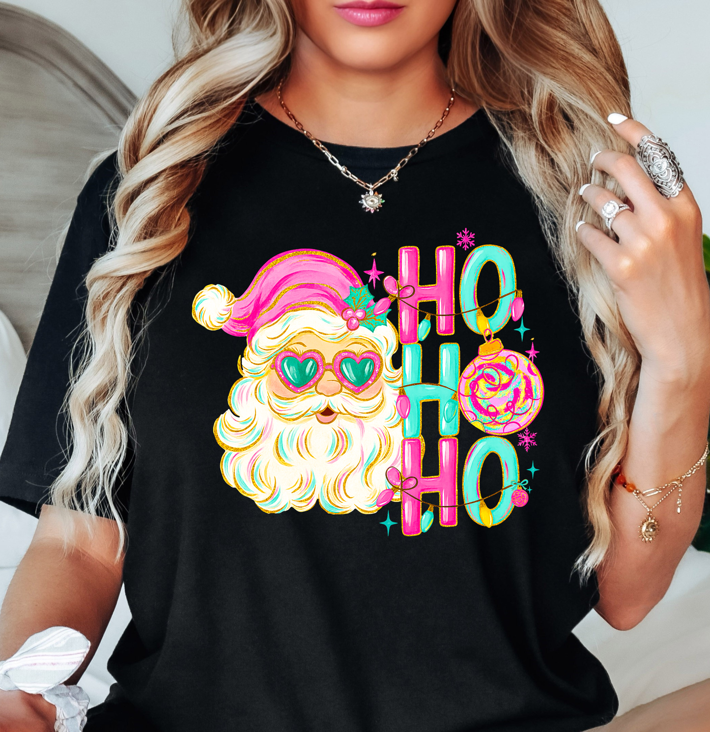 Santa Ho Ho Tee | Tis The Season Collection | Unisex Pre-Shrunk T-Shirt