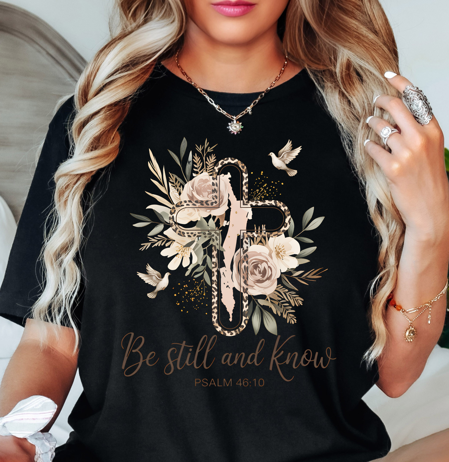 Be Still (Psalm 46:10) Tee | Walk By Faith Collection | Unisex Pre-Shrunk T-Shirt