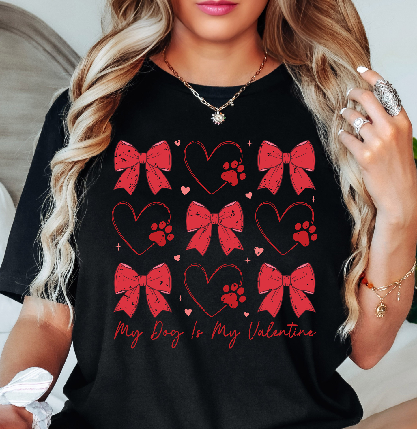 My Dog Is My Valentine Tee | Pawsitive Vibes Collection | Unisex Pre-Shrunk T-Shirt