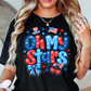 Oh My Stars Tee | Stars and Stripes Collection | Unisex Pre-Shrunk T-Shirt