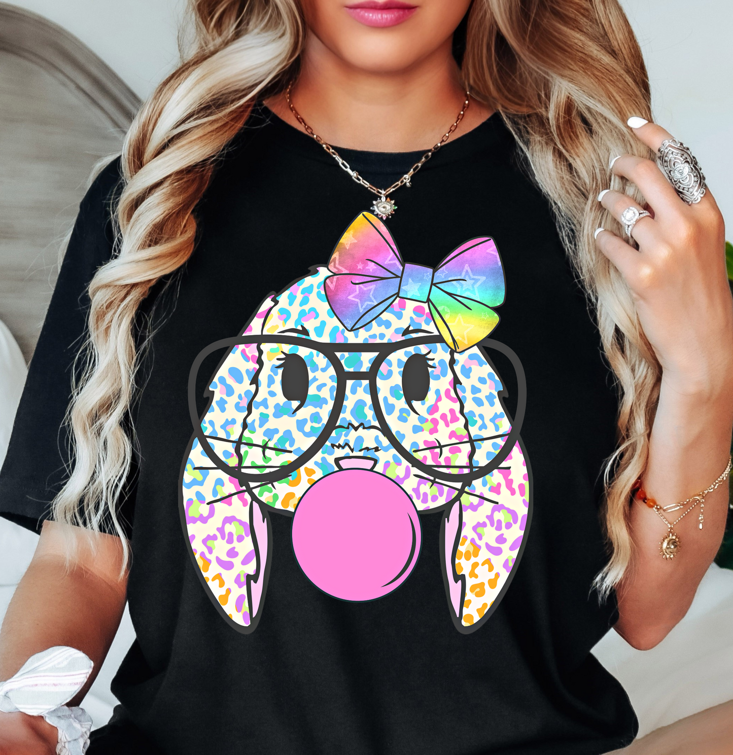 Nerdy Bunny Tee | Hoppin' Into Spring Collection | Unisex Pre-Shrunk T-Shirt