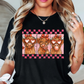 Retro Highland Cow Hearts Tee | XoXo Love Collection | Unisex Pre-Shrunk T-Shirt