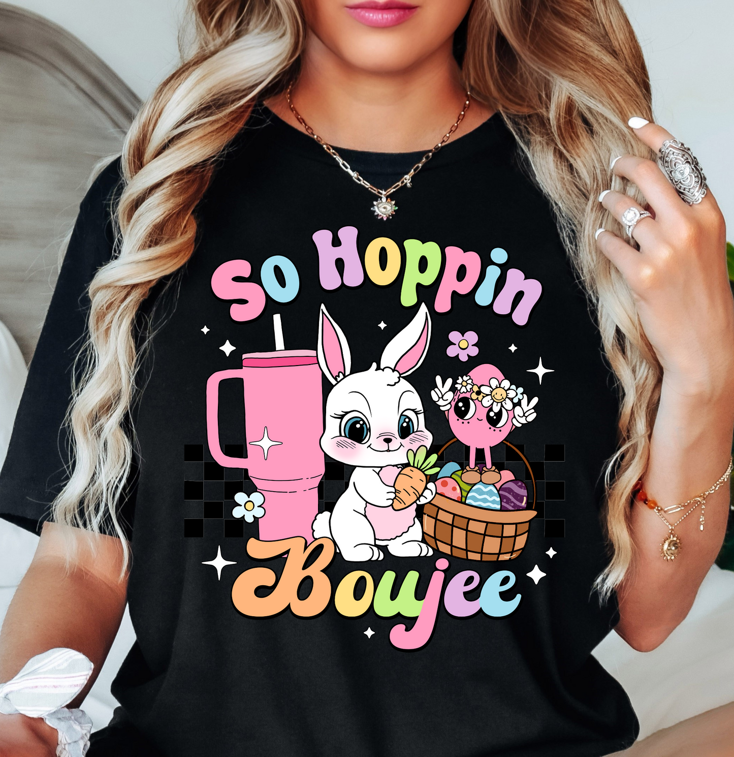 So Hoppin Boujee Tee | Hoppin' Into Spring Collection | Unisex Pre-Shrunk T-Shirt