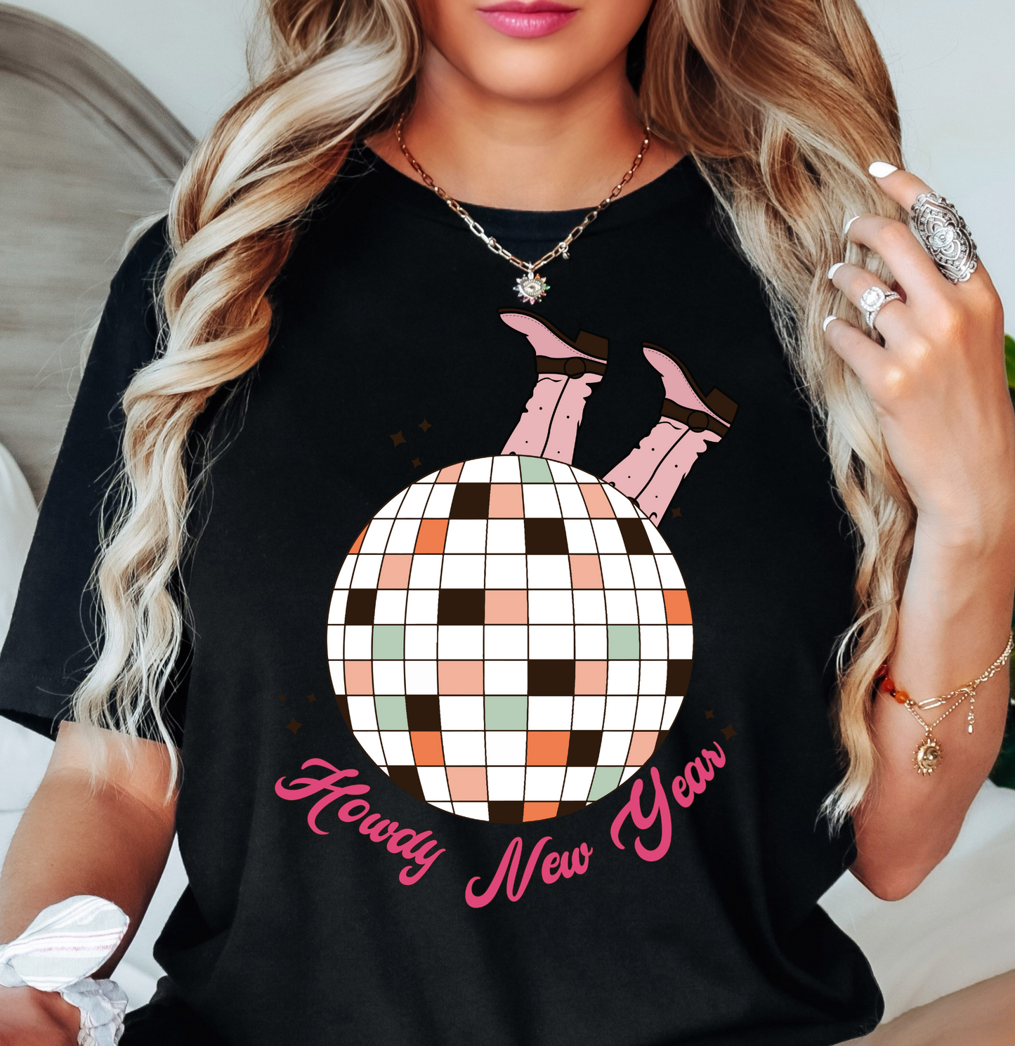 Howdy New Year Tee | New Year Magic Collection | Unisex Pre-Shrunk T-Shirt