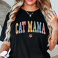 Cat Mama Tee | Pawsitive Vibes Collection | Unisex Pre-Shrunk T-Shirt